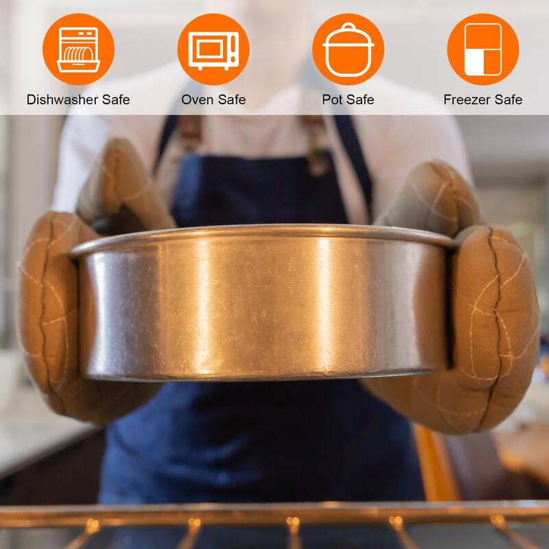 Round Cake Pan, Nonstick Baking Cake Pans Cheesecake Pan Aluminum