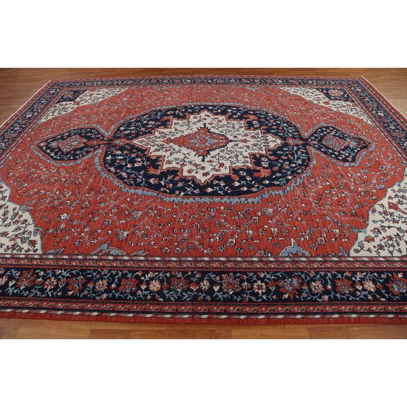 Traditional Sarouk Farahan Turkish Oriental Wool Area Rug Hand-knotted - 9'9" x 13'0"