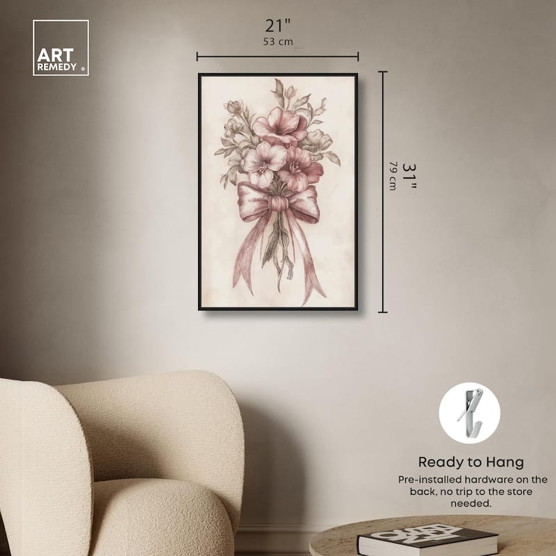 Tied with Tenderness II Canvas by Art Remedy