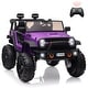 preview thumbnail 26 of 29, 24V Kids Ride on Truck with 2 Seats Purple