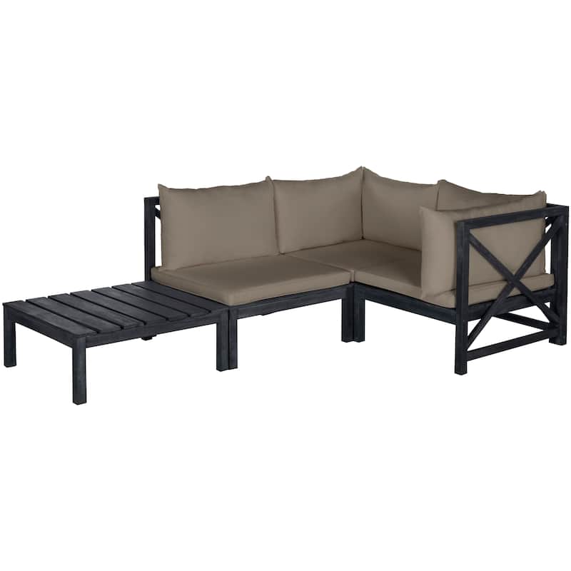SAFAVIEH Outdoor Pietra Modular Sectional - 27W x 27D x 27H