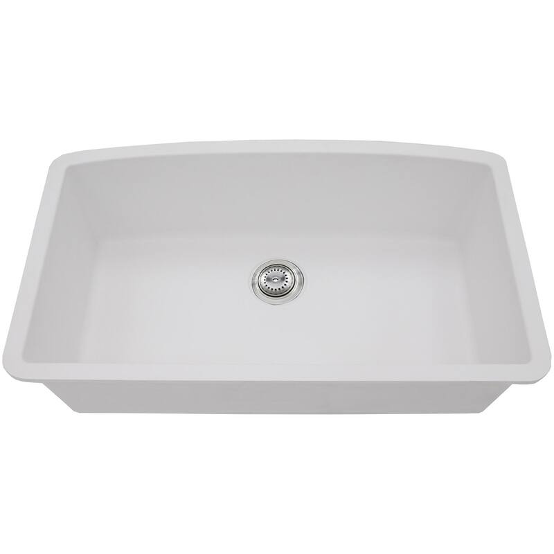 Ackland AKKQS-3219-SB 32-1/2" Undermount Single Basin Quartz Composite