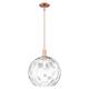 Option Clear Water Glass / Antique Copper