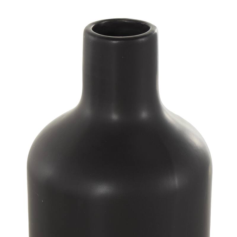 Ceramic Minimalistic Vase with Varying Shapes - Set of 3 White or Black - Roche River Decor
