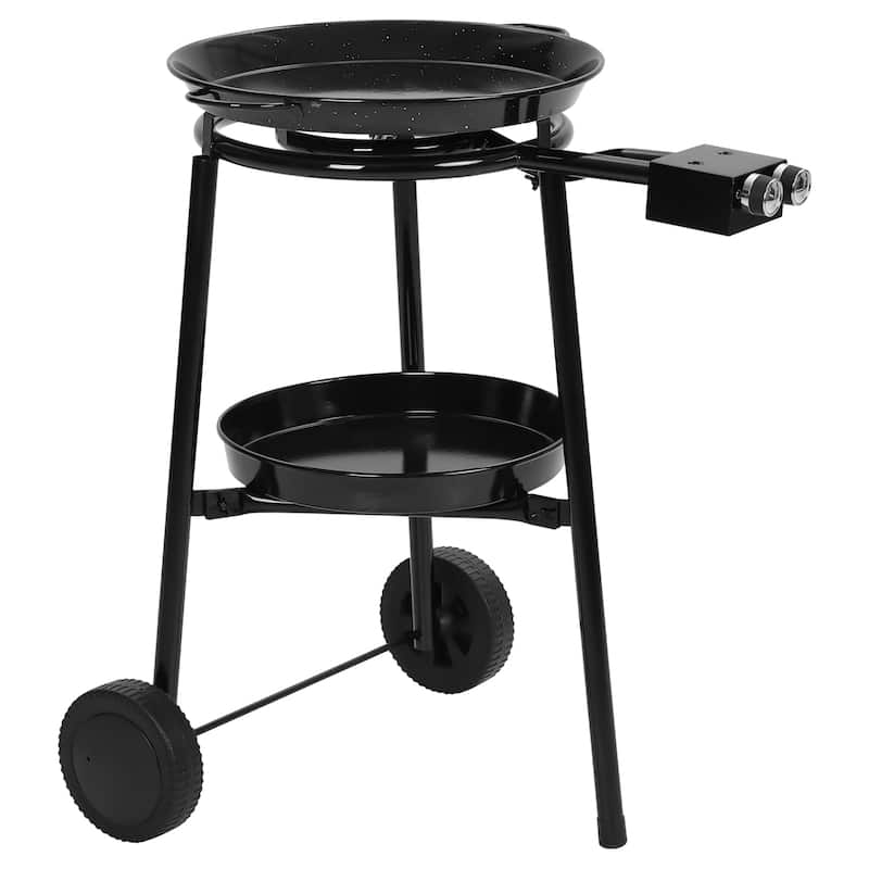 1 Set Of 18 Inches Low-carbon Steel Seafood Frying Oven