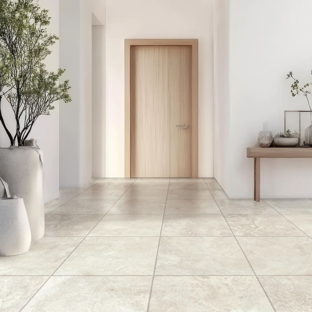 Merola Tile Echoes Light 23-1/2" x 23-1/2" Porcelain Floor and Wall Tile