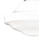 preview thumbnail 9 of 7, Huntley Satin Nickel Farmhouse Milk Glass Schoolhouse Pendant Light - 12-in W x 14.75-in H x 12-in D