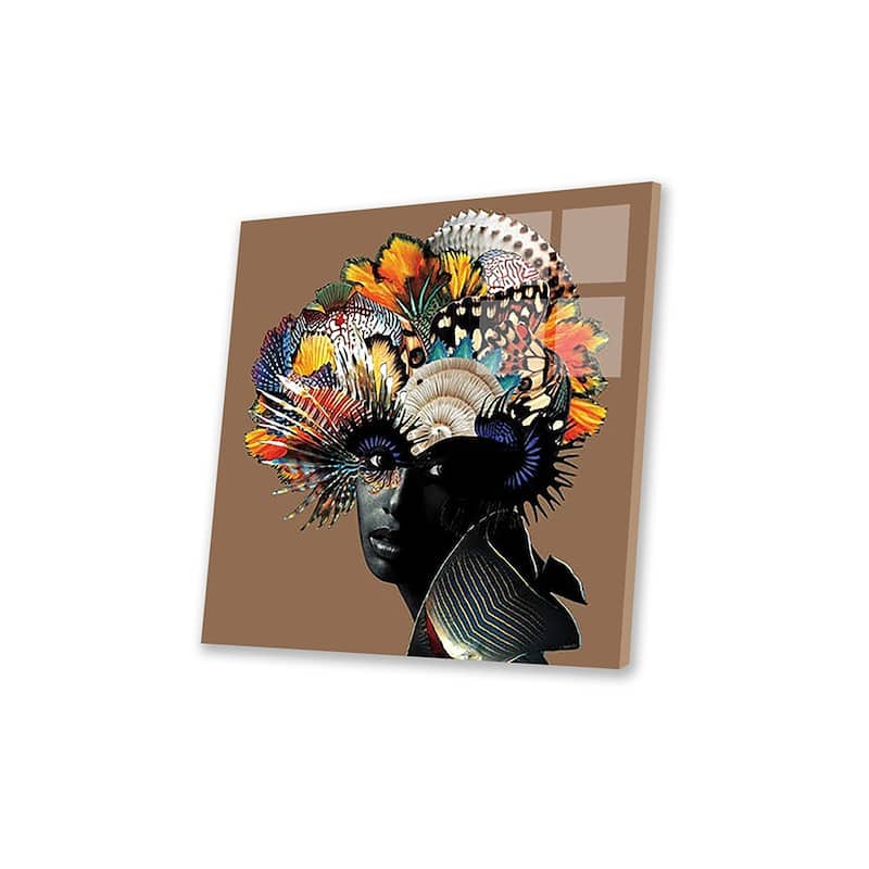 Masquerade Print On Acrylic Glass by Lolita Lorenzo