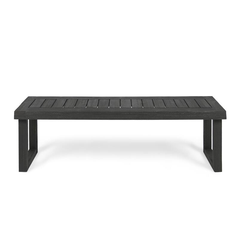 Roder Acacia Wood Outdoor Dining Bench by Christopher Knight Home