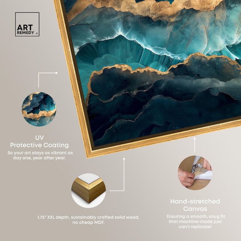 Power Edge I Canvas by Art Remedy