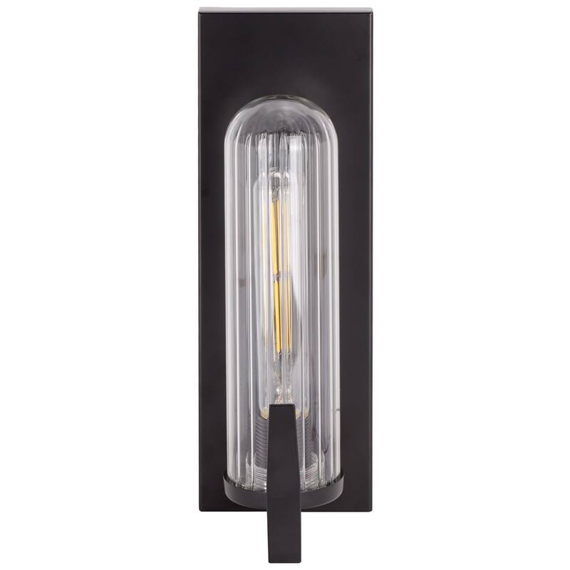 SAFAVIEH Couture Nicola, 5-inch, Metal/Glass Wall Sconce (Set of 2) - 4"W x 5"D x 13"H