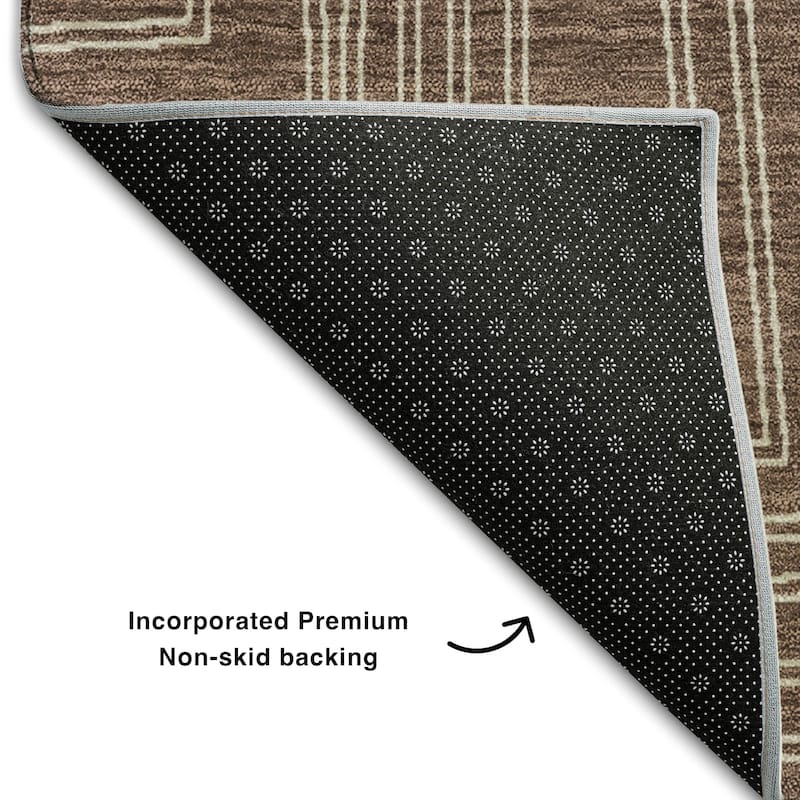 Premium Washable Super Soft Mid Century Modern Mayfield Rug