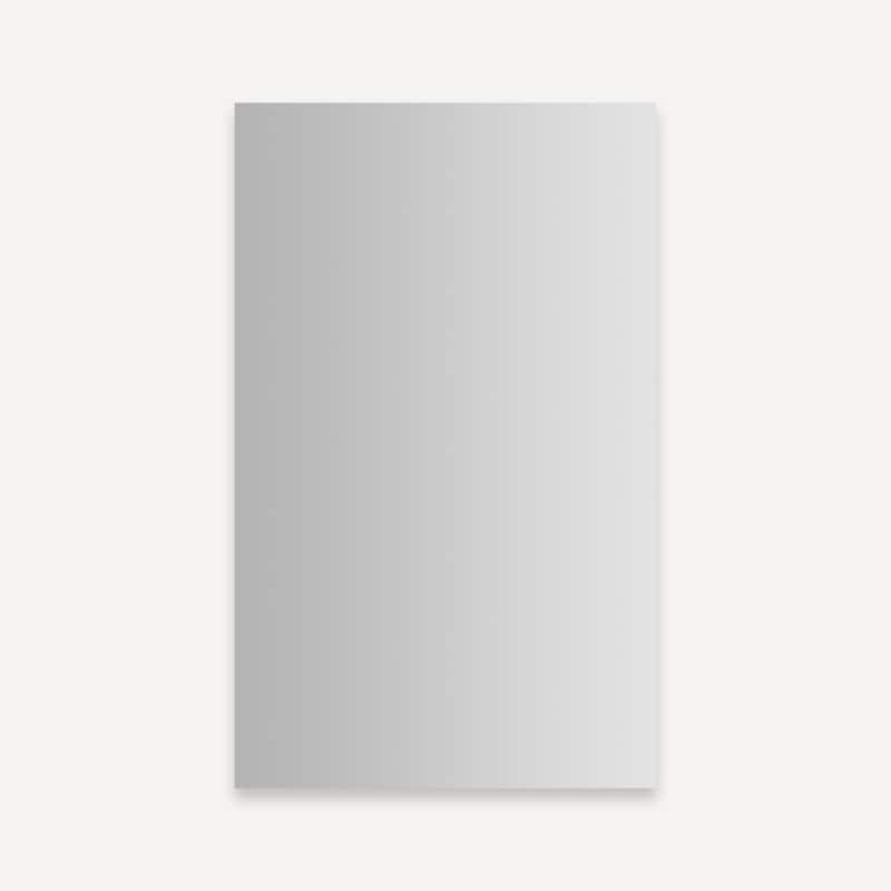 Robern PL Portray 15-1/4" x 26" Frameless Single Door Medicine Cabinet - Mirrored - Mirrored Finish