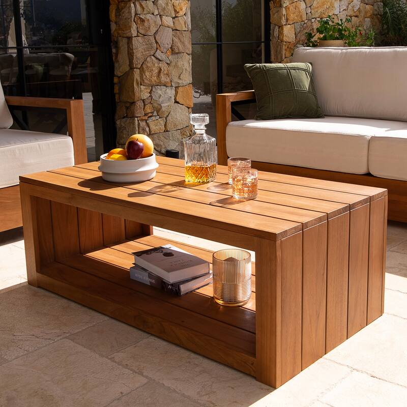 Cambridge Casual Hans Indonesian Teak 4-Piece Patio Conversation Set