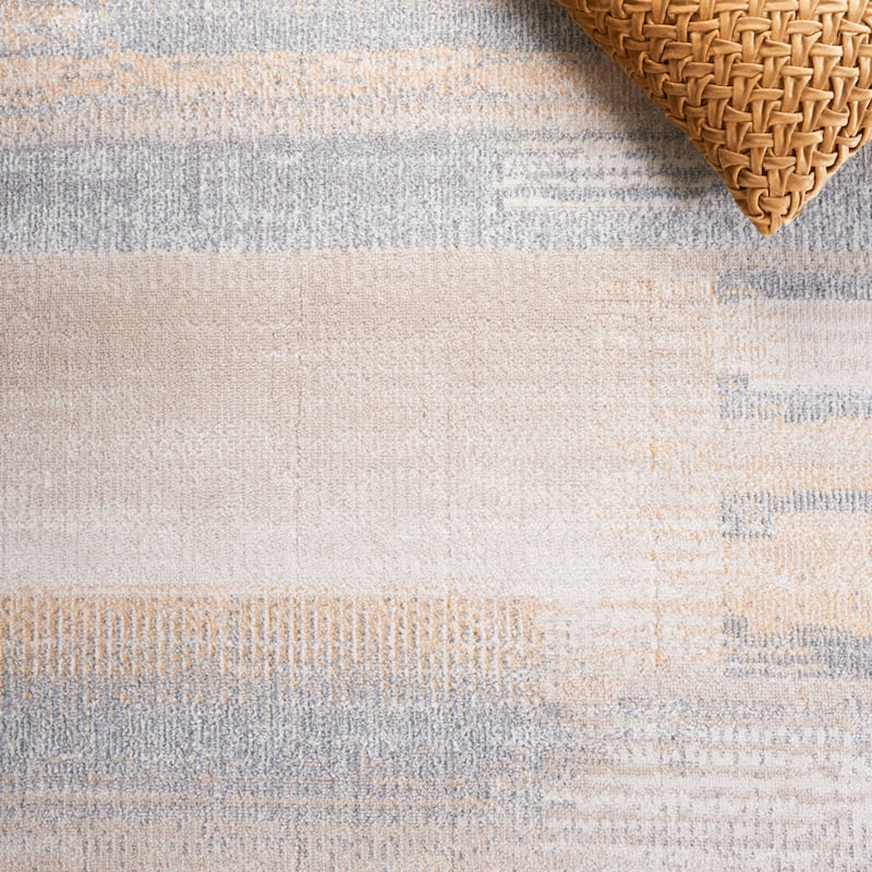 SAFAVIEH Blair Machine Washable Akkie Slip Resistant Contemporary Rug