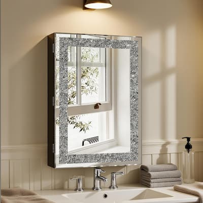 Rectangular Mirrored Medicine Cabinet