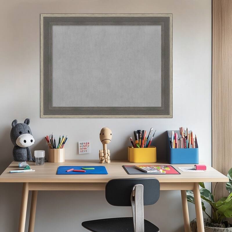 Amanti Art Cottage Grey Silver Framed