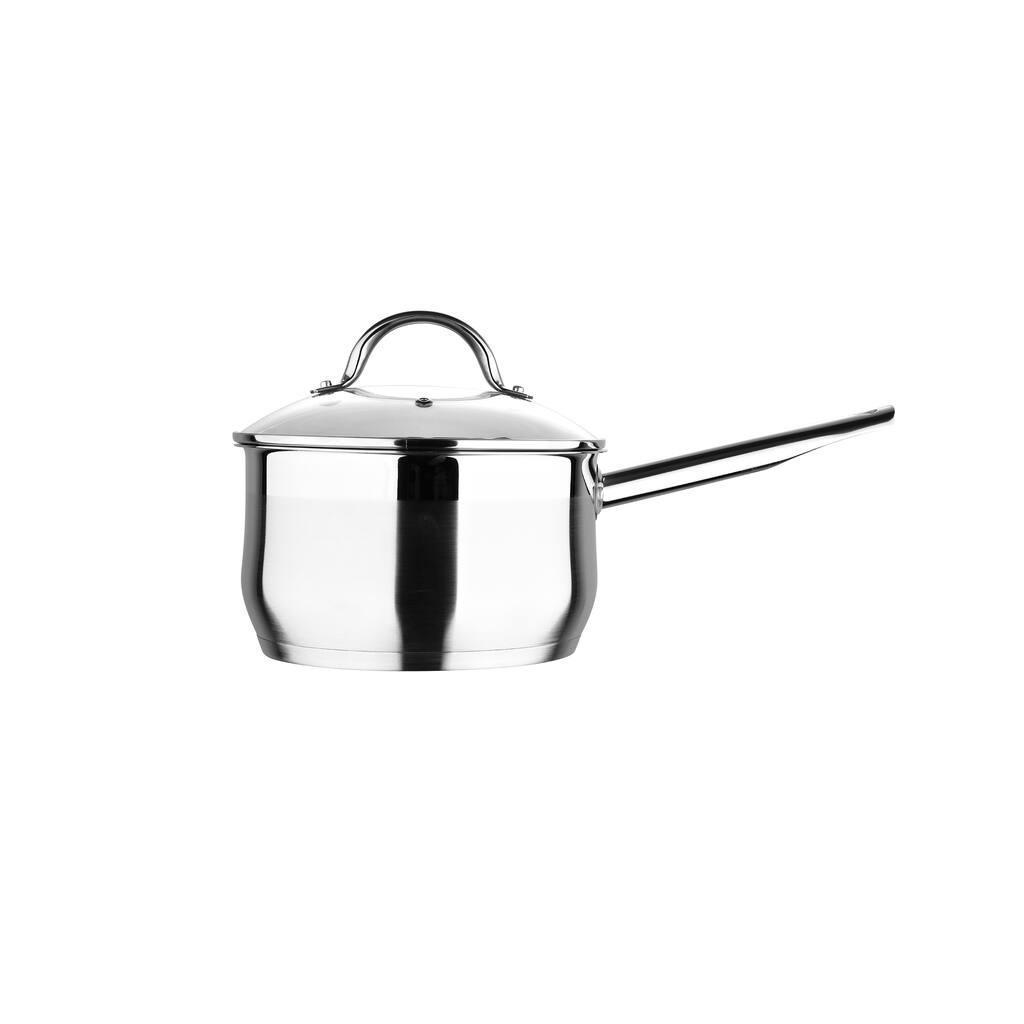 Bergner 3.5-Quart Stainless Steel Saucepan with Lid