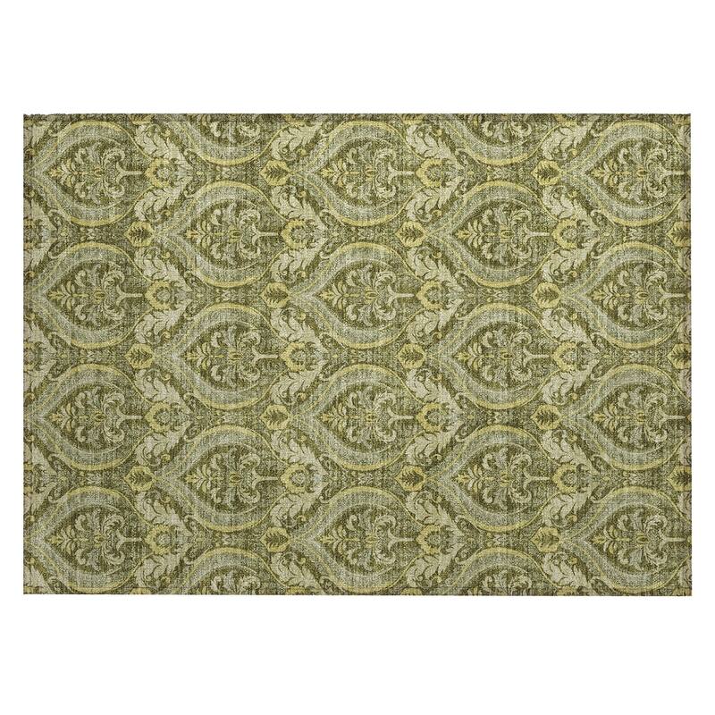 Jax Lush Floral Weather Resistant Blended Style Outdoor Rug