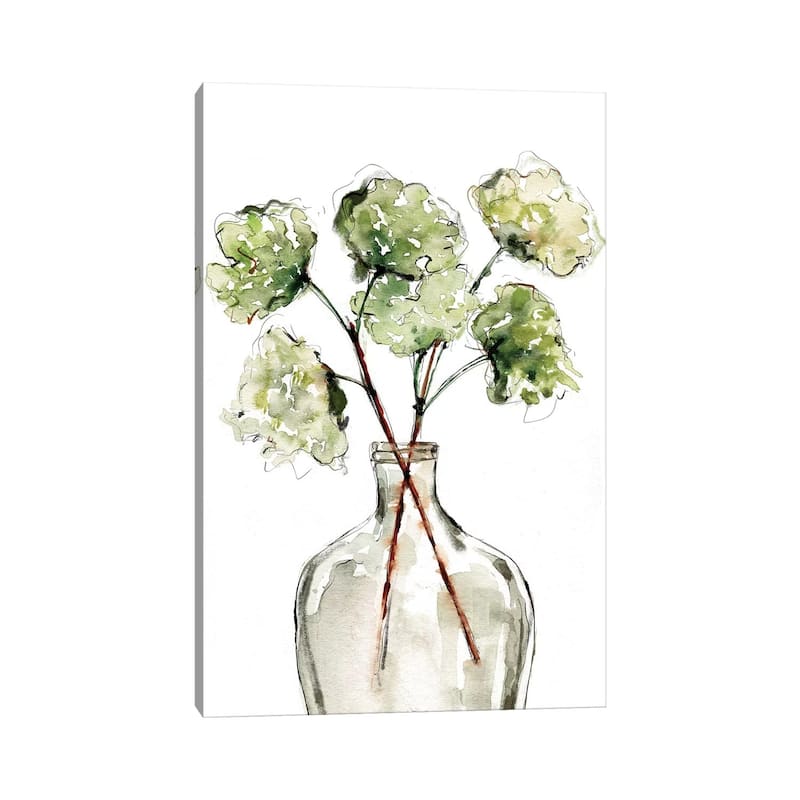 iCanvas "Greenery Vase II" by Sara Berrenson Canvas Print