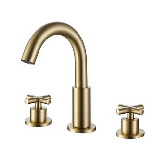 8 inch Widespread Bathroom Sink Faucet 3 Hole Bathroom Faucet 2 Handle Modern Basin Vanity Faucets Mixer Faucets With Valve