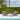 Tiffany Modern Aluminum Slat Top Round Outdoor Coffee Table