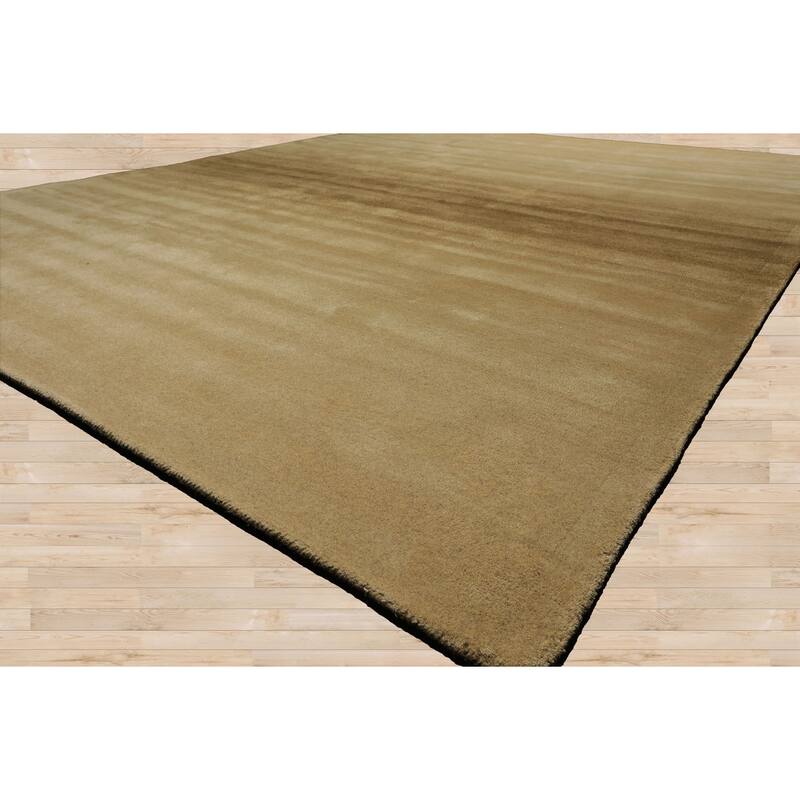 Multi Color Coral Ombre Designer Wool Rug for Modern Interiors