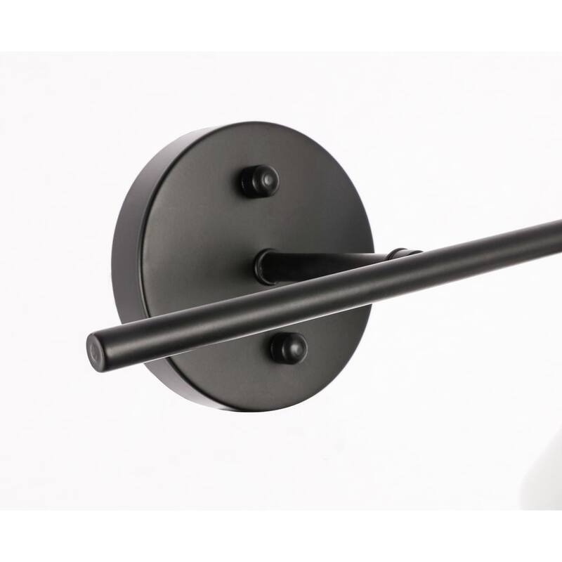 Gerald 1-Light Glass Right Wall sconce - 14.7/10.2 - 14.7/10.2