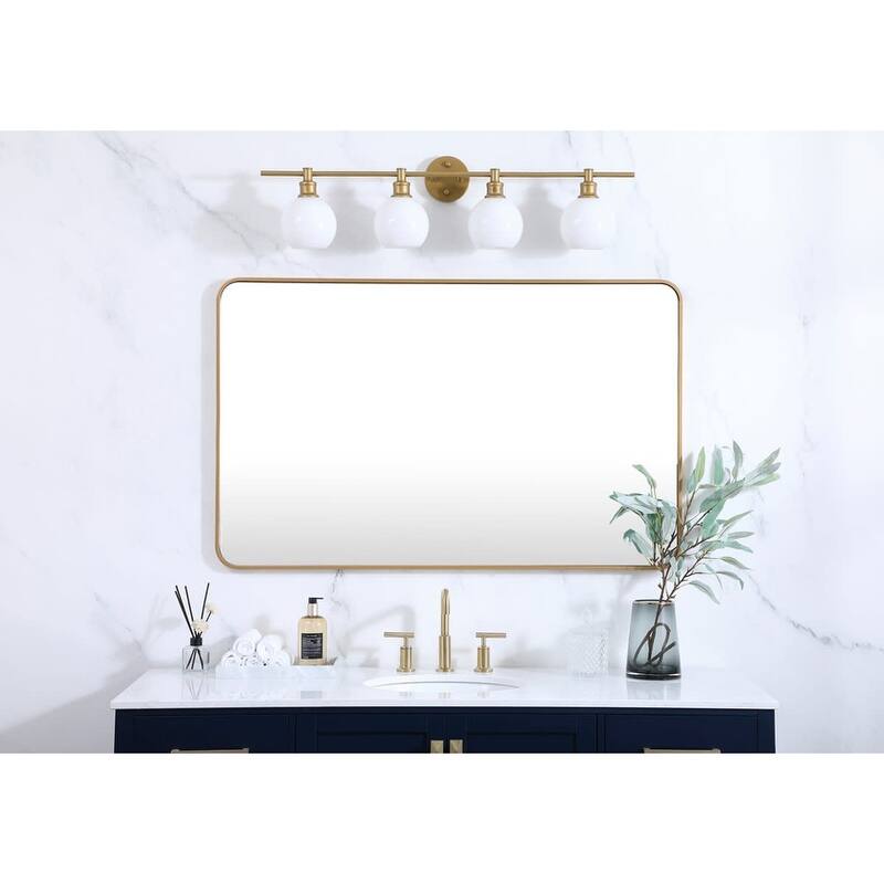 Elegant Lighting MR803048 Evermore 48" W x 30" H Contemporary