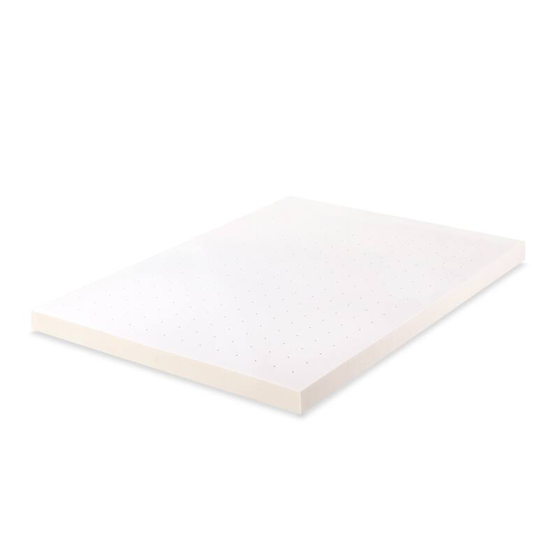 4 Inch Ventilated Memory Foam Bed Topper - Crown Comfort