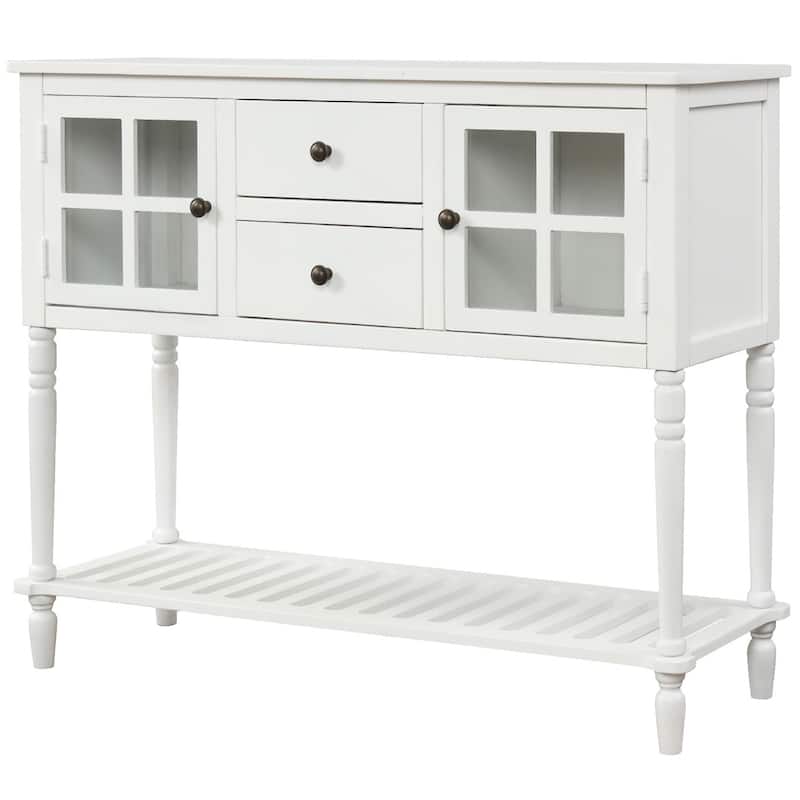 Sideboard Console Table with Bottom Shelf
