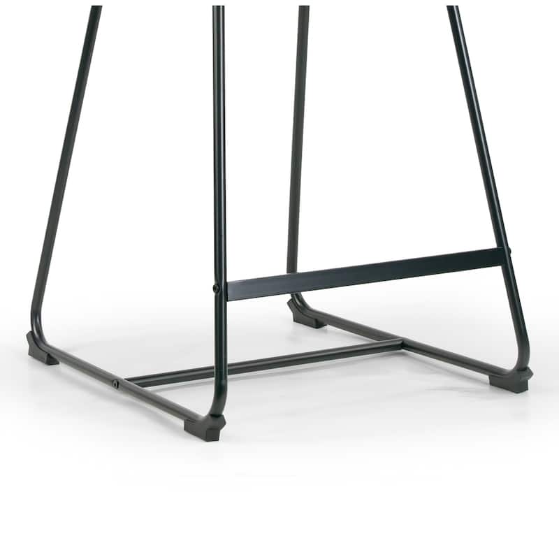 Set of 2 Aulani Upholstered Metal Frame Counter Stool