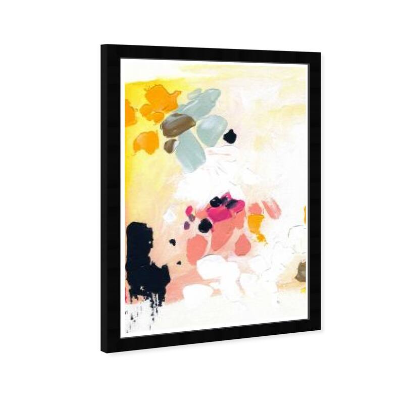 Wynwood Studio Prints Abstract Happy Coincidence White and Modern & Contemporary Wall Art Canvas Print