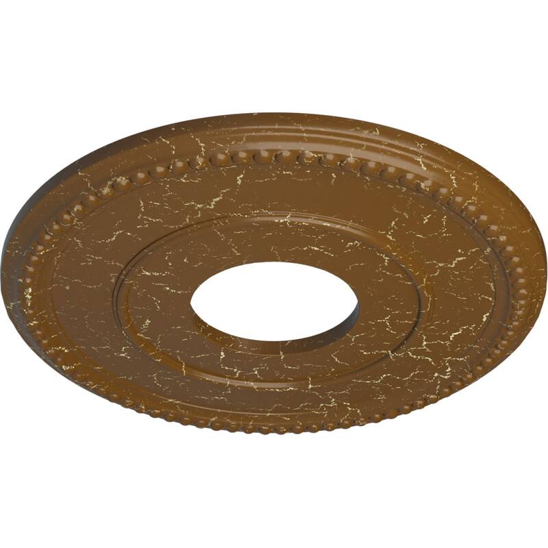 12 1/2"OD x 3 7/8"ID x 3/4"P Bradford Ceiling Medallion