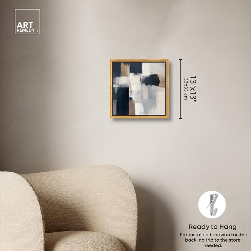 Blue Undertone II Canvas by Art Remedy
