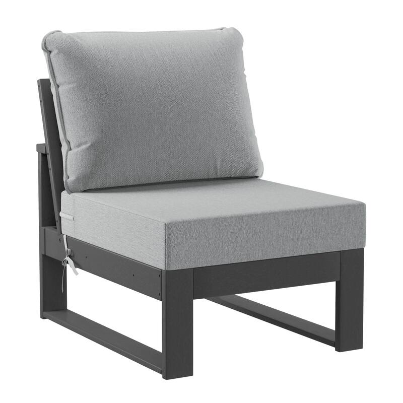 Endless Patio 5-Piece Deep Seating Set with Ottoman with Gray Frame