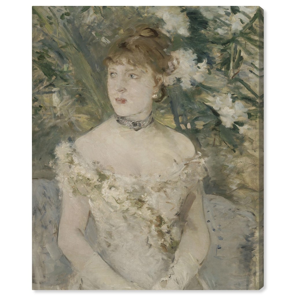 Young Girl in a Ball Gown Canvas by Art Remedy, Gallery Wrapped