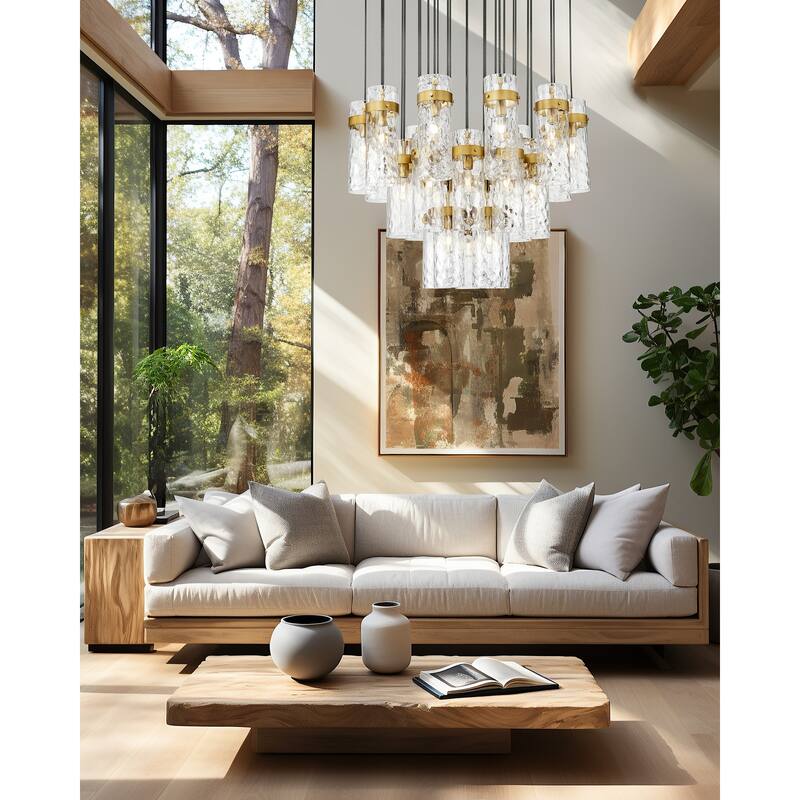 Z-Lite 7002P5-27R Fontaine 27 Light 40" Wide Chandelier