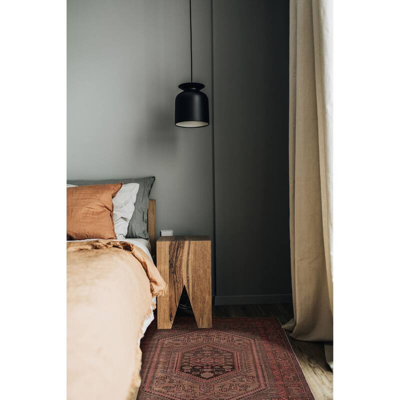 ECARPETGALLERY Hand-knotted Antalya Vintage Brown Wool Rug - 5'0 x 7'10