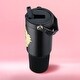 preview thumbnail 7 of 13, Juicy Couture Flip Flow Hydration Stainless Steel Screw Top Tumbler with Flip Straw and Carry Handle