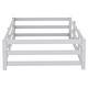 preview thumbnail 9 of 10, Sturdy Structure Floor Bed with Fence,Twin Size
