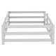 preview thumbnail 34 of 35, Twin Size Floor Bed, Montessori Floor Bed with Fence, Kids Montessori Bed Twin Size, Wood Montessori Floor Bed for Kids