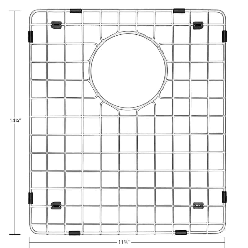 Karran USA GR-3016 11-3/4" L x 14-1/4" W Stainless Steel Basin Rack - Stainless Steel