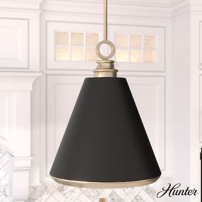 Hunter Klein Art-Deco Metal Pendant - Kitchen Island, Dining Room, Entry - Modern, Industrial
