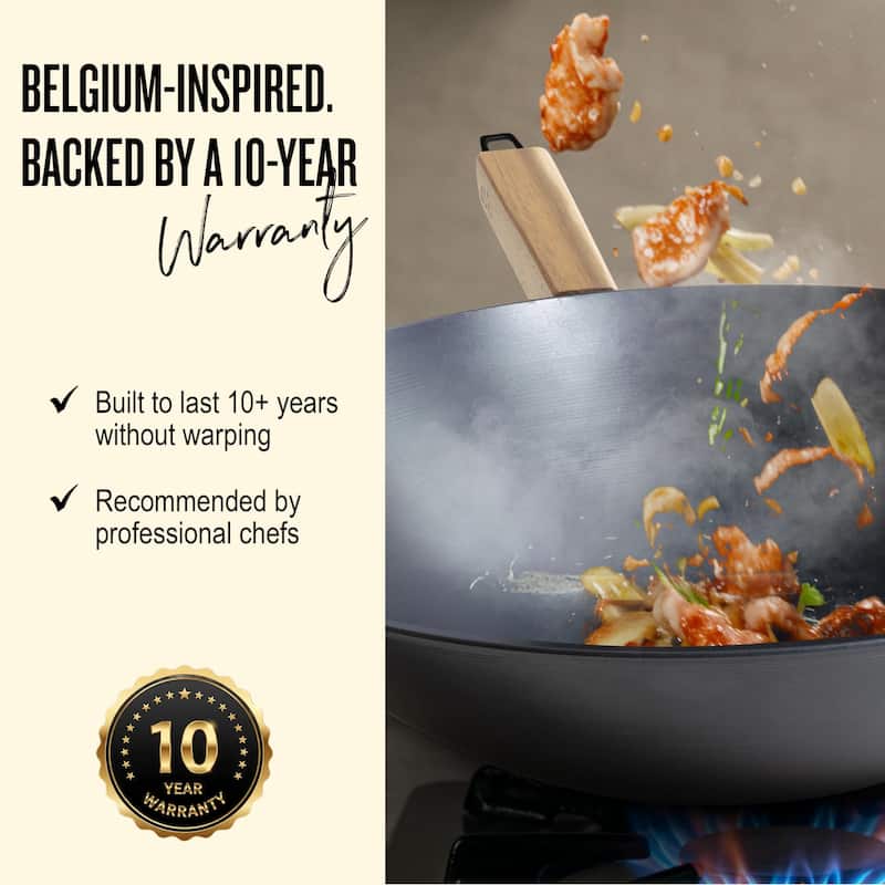 Alva Forest Carbon Steel Pan Pre-Seasoned with Natural Mineral Oil