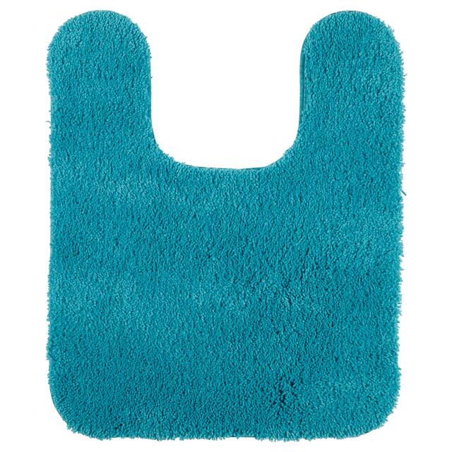 Mohawk Pure Perfection Solid Patterned Bath Rug - 1'8" x 2' Contour - Teal
