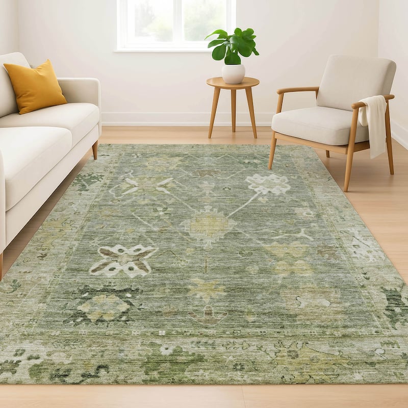 Premium Washable Super Soft Traditional Kashmir Mayfield Rug
