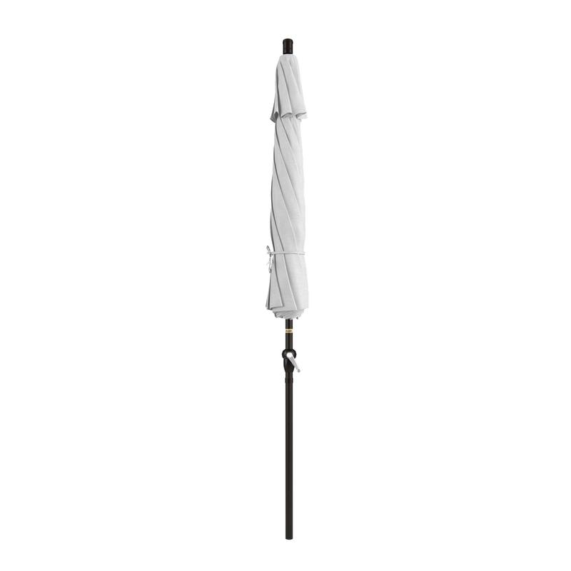 California Umbrella 9' Rd Alum Crank Open Auto Tlit Patio Umbrella