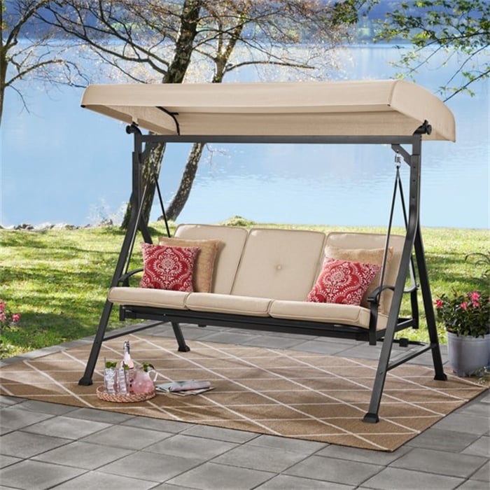 Marquette 3 seat on sale daybed porch swing