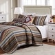 preview thumbnail 4 of 7, Greenland Home Fashions Durango 100-percent Cotton Reversible Quilt Set